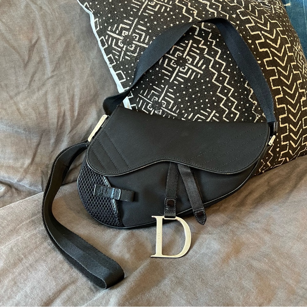 Vintage Dior Saddle Sport Mesh Bag